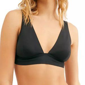 NWT Free People Erin Scuba Bralette Medium Black
